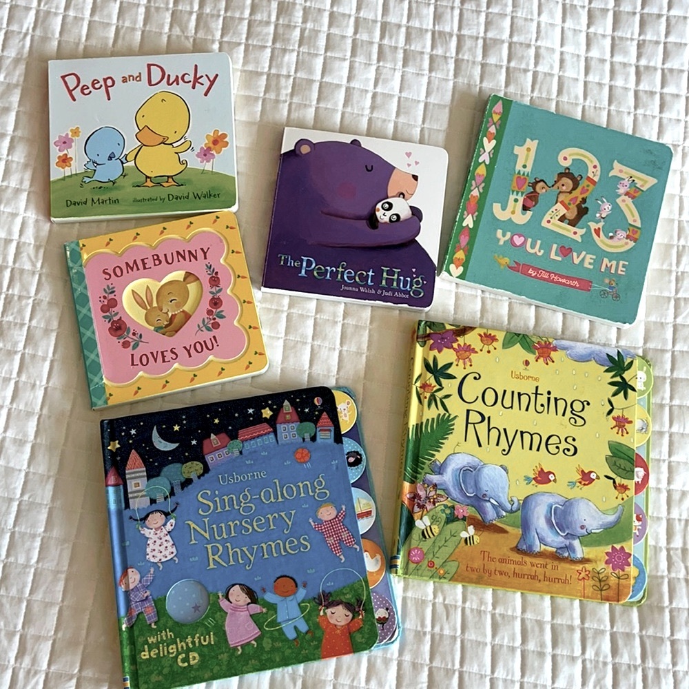 Board Book Lot 2 Usborne & 4 Misc.